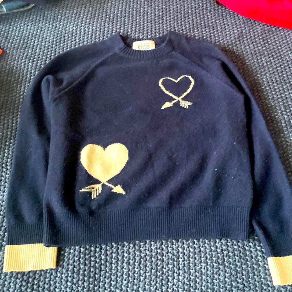 Girls cashmere sweater. Sz 10